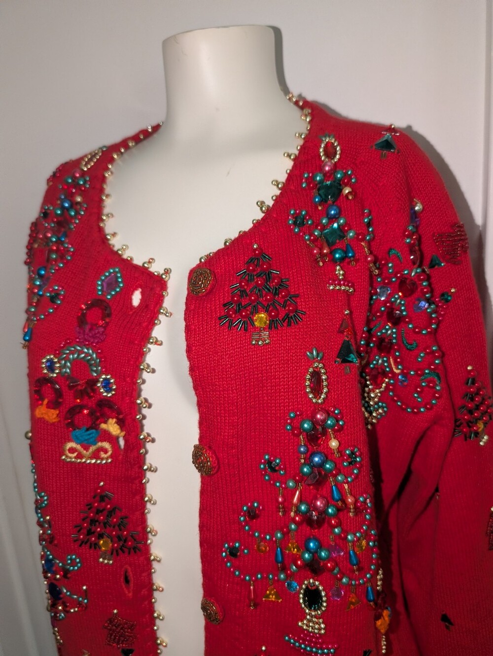 Michael Simon Christmas’s Cars Cardigan - Picture 4 of 10